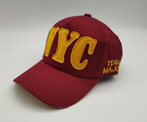 Casquettes de baseball vintage NYC 3D avec patch, style délavé, avec détail latéral « TEA MAJ », ajustables, en coton, streetwear pour hommes et femmes - Product Image 2