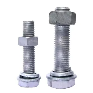 Mạ kẽm đầy đủ chủ đề Hex đầu Bolt M12 cho sửa chữa thiết bị - Product Image 3