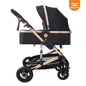 婴儿推车可逆手柄婴儿汽车座椅和婴儿推车3合1婴儿推车