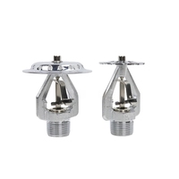 Tête de sprinkler anti-incendie à haute pression en cuivre à réponse rapide, système de sprinkler automatique, 3/4" Wosen Ws personnalisable