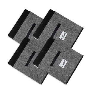 便携式织物壁橱系统，带手柄方形可折叠抽屉，用于家庭卧室服装组织