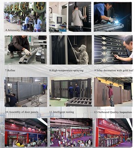 Nhôm Loại Biệt Thự Điện Bifold Cổng Tự Động Trượt Gấp Cổng Chính Cổng Treo Gấp Cổng Ngoài Trời Sân Đu - Product Image 4
