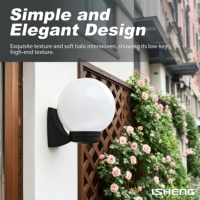 Vente en gros NOUVEAU Lampes murales solaires extérieures étanches 3000K/4000K/6000K CCT alimentées par courant alternatif avec télécommande pour montage mural de jardin