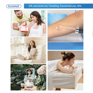 Bowekt 4 1 tần số cao đũa cầm tay da thắt chặt Máy điều trị mụn trứng cá mặt spa trị liệu tăng trưởng tóc mục tiêu khu vực đầu - Product Image 6