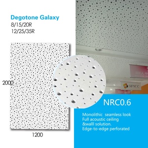 Paneles de yeso perforados aleatorios de <span class=keywords><strong>12</strong></span> mm con perforaciones cuadradas y redondas para techos acústicos: Diseño innovador. - Product Image 3