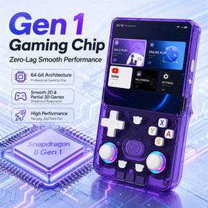เครื่องเล่นเกมพกพา New X36ultra Retro พร้อมหน้าจอ 4.2 นิ้ว ระบบปฏิบัติการ Android 10 แบบคู่ แบตเตอรี่ 3500mAh หน่วยความจำ 64/128GB ไฟ RGB จอยสติ๊ก เชื่อมต่อ WiFi - Product Image 6