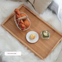 Plateau de petit déjeuner pieds pliants plateau de lit plateaux d'ordinateur décoration plateau de lit en bambou Table d'ordinateur portable avec pieds pliants
