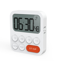 Temporizador Digital LCD Multifuncional para Niños, con Control Táctil, Ecológico, de Plástico, con Cuenta Regresiva de 1 a 6 Horas, Funciona con Pilas AAA