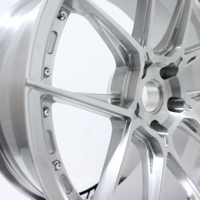 Jantes en alliage d'aluminium forgé Xywheel, couleur gris canon, usinées, 18-22 pouces, 5x130, design BC, compatibles avec toutes les séries 991, 992, 718, avec boulons.