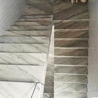 HDSTONE Günstiger Preis Natürlicher Guangxi Weißer Carrara Calacatta Weißer Marmor Teppichplatten Fliesen und Marmorböden