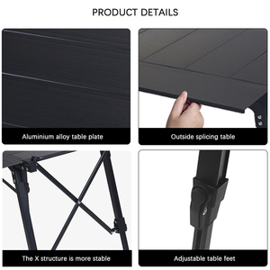 Feistel Picnic <span class=keywords><strong>Camping</strong></span> IGT <span class=keywords><strong>Mesa</strong></span> BBQ Grill <span class=keywords><strong>Mesa</strong></span> Plegable Extraíble Picnic al aire libre Mochilero Pesca <span class=keywords><strong>Mesa</strong></span> Luz - Product Image 5