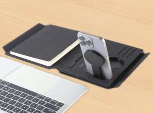 2025 Customized Notebook Power Bank <b>Notepad</b> with Wireless Charger and USB Flash with LED logo and Book Lamp for Corporate Gifts - Product Image 4