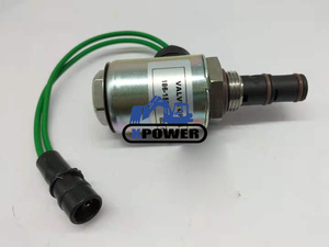 Vanne solénoïde de coupure de carburant et d'extinction XPower noire pour camion excavateur 24V 7167-6200 320D 3CX 4CX 3054 1000 Moteur Pompe Guangdong - Product Image 4