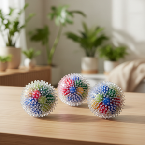 Palla Antistress in Plastica Stile Sportivo per Tutte le Età - Giocattoli Unisex per Esercizio e Relax per Adulti - Product Image 1