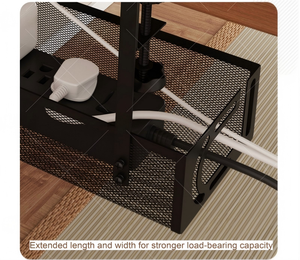 Panier mural en fer sans perçage, réglable, multifonctionnel, pour organiser routeurs, livres, <span class=keywords><strong>ustensiles</strong></span> - Product Image 2