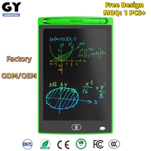 Tablette d'écriture LCD pour enfants 8,5 pouces, tableau de dessin effaçable, bloc-notes personnalisable, style bloc-notes, tableau à gribouiller pour enfants - Product Image 1