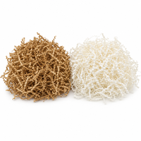 Wholesale 100g/Bag Recyclable Chemical Pulp Silk Paper Creped Raffia Filler Screen Printing for Wedding Candy Gift Packaging