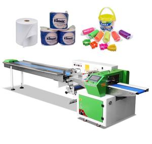 Macchina confezionatrice a flusso <span class=keywords><strong>di</strong></span> carta automatica ad alta velocità per attrezzi da pioggia, giocattoli <span class=keywords><strong>di</strong></span> carta igienica, - Product Image 1