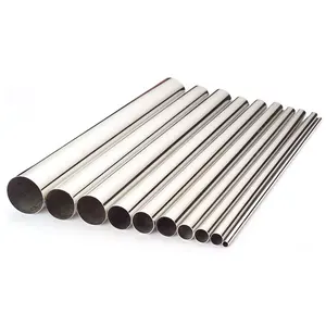 Round Stainless steel pipe ASTM A270 A554 SS304 316L 316 310S 440 square pipe inox SS seamless tube
