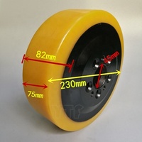 Palette de Traction en PU pour camion/chariot élévateur, accessoire électrique de haute qualité, Durable, 230x75 — 45 mm