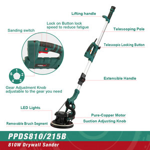 POSENPRO Chine 810W <span class=keywords><strong>Ponceuse</strong></span> de <span class=keywords><strong>plafond</strong></span> électrique <span class=keywords><strong>girafe</strong></span> à vitesse variable avec lumière LED et certification CE - Product Image 6