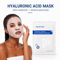 Masque à l'acide hyaluronique nourrissant pour une peau douce, hydratation intense, éclaircissement du teint, amélioration de la peau rugueuse