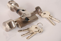 Cylindre de jante de serrure à clé pour porte de garage