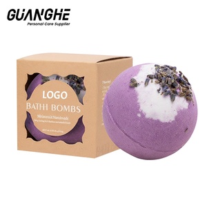 <span class=keywords><strong>Bombes</strong></span> de bain et boules de bain naturelles emballées individuellement - Pack en vrac avec thé aux fleurs et designs bicolores, huile essentielle nettoyante - Product Image 3