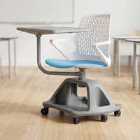 Chaise d'étude pour étudiants, mobilier de salle de classe universitaire, chaise de formation pour salle de conférence scolaire
