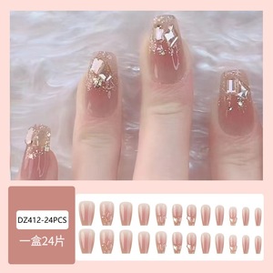 2026 KUDAN, diseño personalizado más vendido, <span class=keywords><strong>uñas</strong></span> francesas artificiales, <span class=keywords><strong>uñas</strong></span> postizas largas de prensa, ilustraciones 3D hechas a mano - Product Image 2