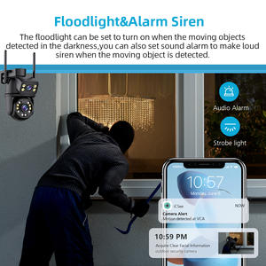 Cámara de Seguridad Para Casa ICSEE de Doble Lente Tipo Bala PTZ 6MP WIFI CCTV de <span class=keywords><strong>360</strong></span> Grados con Seguimiento Automático y Compatible con Alexa Cámara IP - Product Image 3