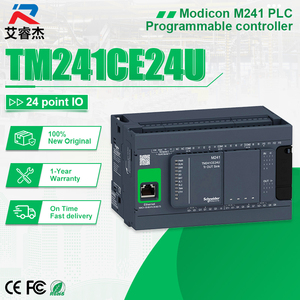 Module PLC Modicon M241 d'origine, nouveau, TM241CE24U, 24 points I/O, Ethernet, transistors NPN, contrôleur programmable - Product Image 1