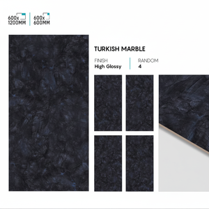 กระเบื้องปูพื้นพอร์ซเลนผิวมันเงา 600x600 มม. ผิวขัดเงาคุณภาพพรีเมียมสำหรับตกแต่งภายในบ้านสมัยใหม่ - Product Image 1