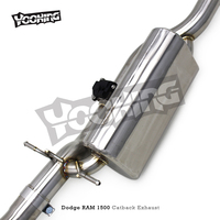 Échappement Catback AUTO pour Dodge RAM 1500 DT V8 5.7L 2015-2025, en acier inoxydable, avec silencieux et système d'échappement Valvetronic