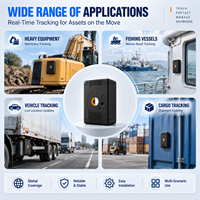 Traceur GPS Q7Pro-B 4G LTE pour véhicules avec alerte de manométrie, alarme de mouvement, longue autonomie de la batterie et couverture mondiale