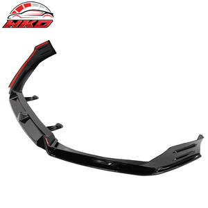 Lèvre de pare-chocs avant pour Honda Accord 2021-2022, noir brillant, spoiler, séparateur, PP, 3 pièces, pièces automobiles de haute qualité, kit carrosserie - Product Image 4