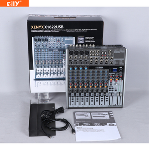 มิกเซอร์พาวเวอร์ X1622USB 12 ช่อง พร้อมพอร์ต USB 2.0 มี 4 ช่องโมโน 4 ช่องสเตอริโอ 4 ช่องพรีแอมป์ <span class=keywords><strong>XENYX</strong></span>  พร้อมพลังแฟนทอม 48V โปรเซสเซอร์มัลติเอฟเฟค 24 บิต สำหรับบาร์ - Product Image 1