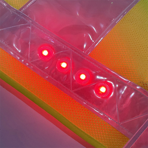 LED-verlicht reflecterend veiligheidsvest met hoge zichtbaarheid voor fietsen, hardlopen en buitenactiviteiten 's nachts - Product Image 6