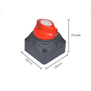Isolateur de batterie double pour voiture, véhicule, camping-car, bateau, interrupteur principal, panne de courant à 2 vitesses Dpdt 12V 24V 48V pour application d'instruments - Product Image 4