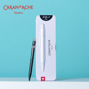 Stylo bille <span class=keywords><strong>CARAN</strong></span> <span class=keywords><strong>D</strong></span>'<span class=keywords><strong>ACHE</strong></span> 849 importé de Suisse, encre noire à base <span class=keywords><strong>d</strong></span>'huile, pour hommes et femmes, cadeau de grande valeur esthétique - Product Image 2