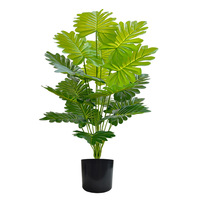 Simulation verdure printemps pluie feuilles artificielles simulation tropicale plante pot intérieur simulation arbre