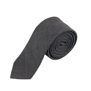 Grey Slim Skinny <strong>Wool</strong> <strong>Ties</strong> for Leisure Suit Black <strong>Ties</strong> - Product Image 4
