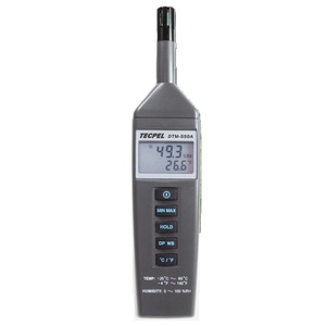 Tecpel DTM-550A – Hygromètre et thermomètre de haute précision avec point de rosée et température d'air ambiant, écran LCD, personnalisable OEM pour usage industriel - Product Image 1