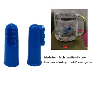 Cane Dito Spazzolino Da Denti Spazzolino Setole Spazzolini Da Denti Set con Molle Del <span class=keywords><strong>Silicone</strong></span> Dolce Pet Pulizia Dei Denti Spazzola per Cani Gatti Dental Care - Product Image 5