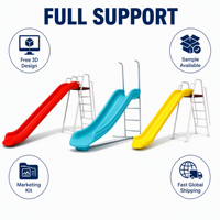 SageDelightRides – Équipement de jeu extérieur personnalisé : toboggan ondulé autoportant, échelle et rampes en acier pour enfants – Fabricant pour écoles