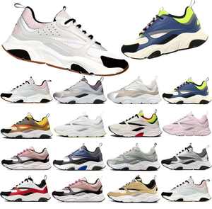 B22 en lüks tasarımcı dantel-up Sneakers kaymaz yüksek kaliteli erkek kadın rahat yürüyüş spor koşu ayakkabıları Mesh üst kauçuk - Product Image 3