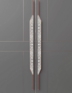 Poignées de <span class=keywords><strong>porte</strong></span> <span class=keywords><strong>d</strong></span>'<span class=keywords><strong>entrée</strong></span> de luxe en acier inoxydable, design poussoir-tiroir, modernes et <span class=keywords><strong>d</strong></span>écoratives, pour usage intérieur/extérieur, personnalisables JBM - Product Image 1