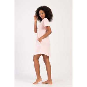 เสื้อคลุมผู้หญิงคอกลมแขนสั้น ยาวระดับเข่า ผ้าวิสโคส มีกระเป๋าทรงรี แต่งระบาย มีไซส์ X XL 2XL 3XL 4XL สำหรับชุดใส่เที่ยววันหยุดฤดูใบไม้ร่วง - Product Image 2