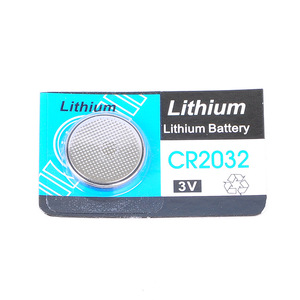 Batería de botón de litio CR2032 plateada de 3V con certificación CCC para reloj, audífono, control remoto, llave, báscula electrónica, repuesto - Product Image 1