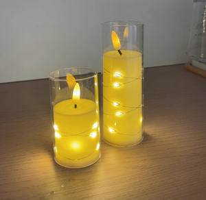 Bougies <span class=keywords><strong>LED</strong></span> électroniques télécommandées à piles pour une ambiance romantique et les fêtes de Pâques - Product Image 6